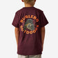 Boys Burlebo Duck Down Tee - Maroon