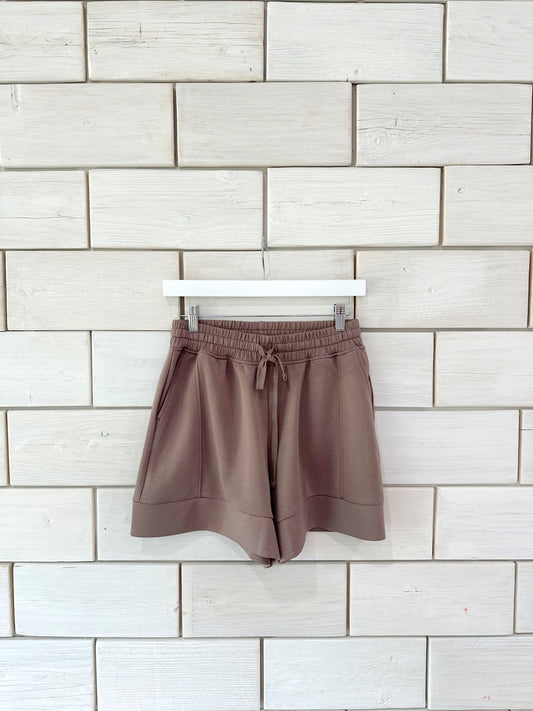 Mocha Modal Scuba Shorts