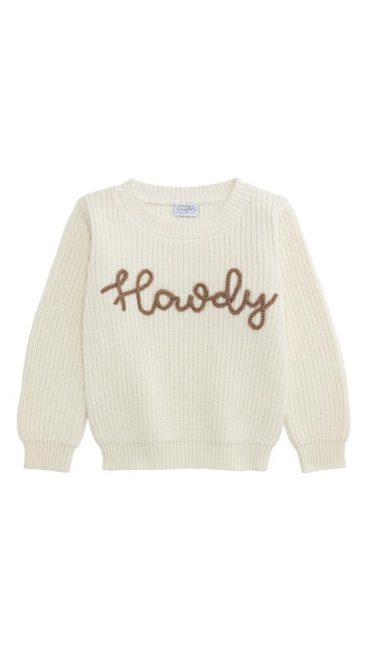 Chainstitch Howdy Toddler Sweater