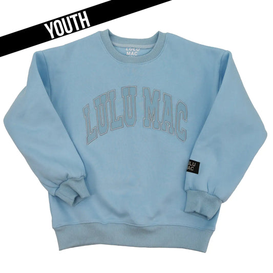 LULU MAC | Light Blue MONO Sweatshirt