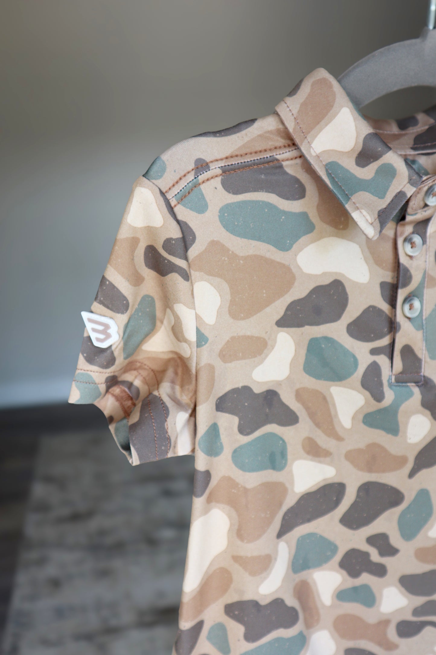 Toddler Burlebo Pintail Camo Polo