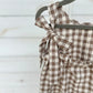 Double Bow Back Gingham Dress