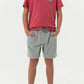Boys Burlebo Athletic Shorts - Light Grey