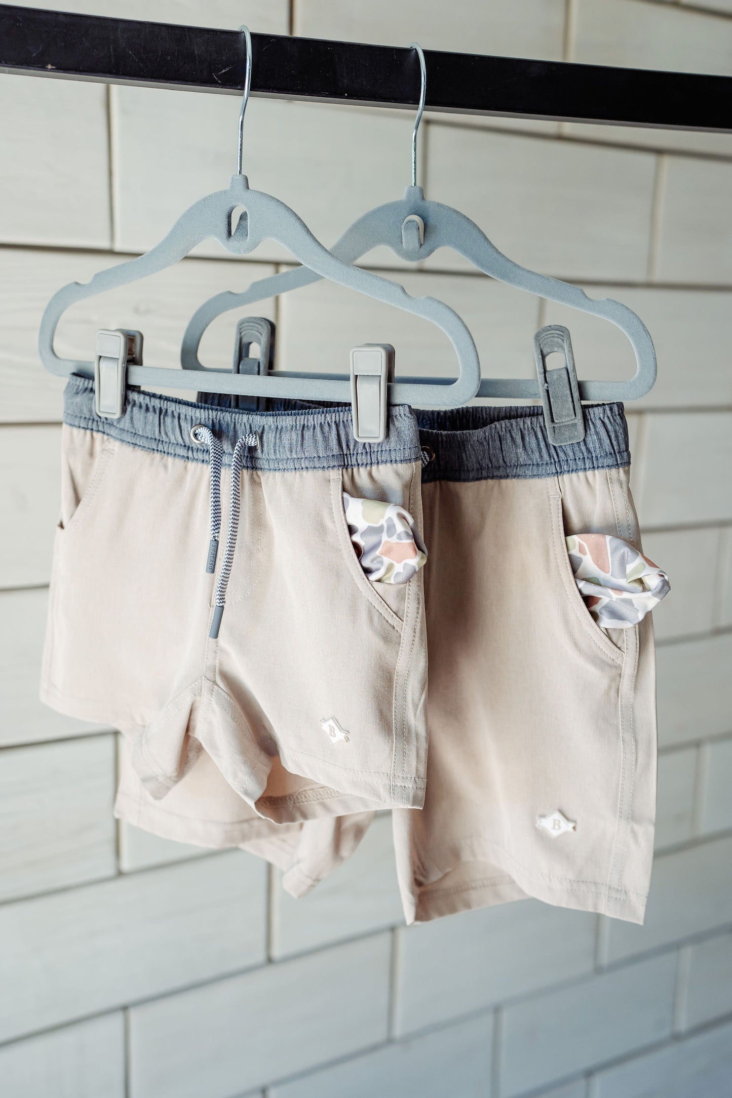 Toddler Burlebo Athletic Shorts - Khaki