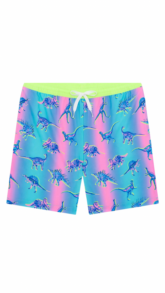 Chubbies Lil Dino Delights Youth Magic Swim Trunks