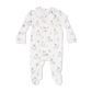 Angel Dear Smocked Peter Pan Snap Footie | Flower Ducklings