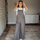 Charcoal Knotted Overalls