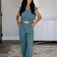 Jade Ruffle Top + Pants Set