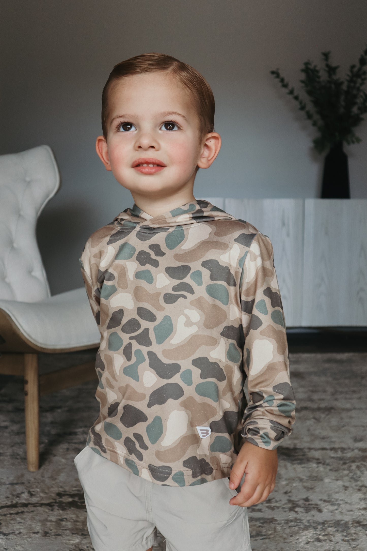 Toddler Burlebo Performance Hoodie - Pintail Camo