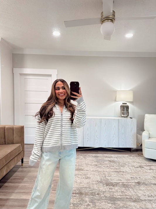 Cooper Zip Up Hoodie - Grey