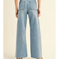 Straight Wide Leg Denim Pants