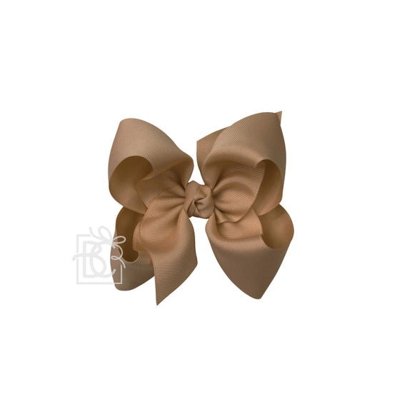 Grosgrain Double Knot Bow | Taupe