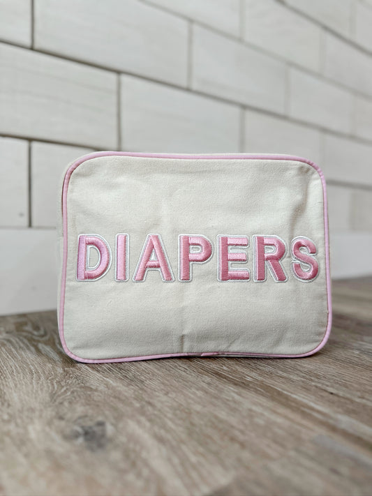 Canvas Diapers Bag Pouch