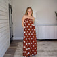 Polka Linen Blend Dress