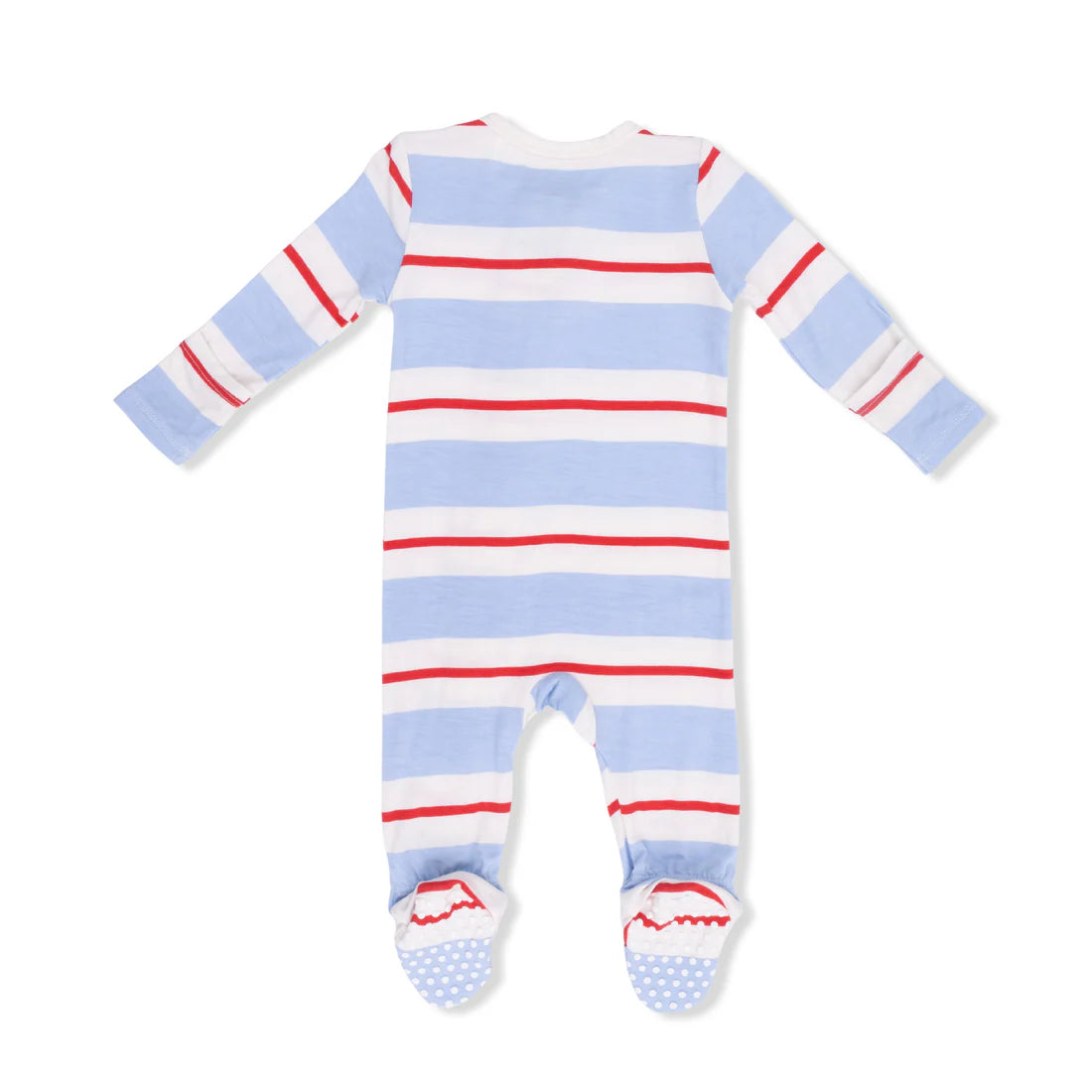 Angel Dear 2-Way Zipper Footie | Preppy Rugby