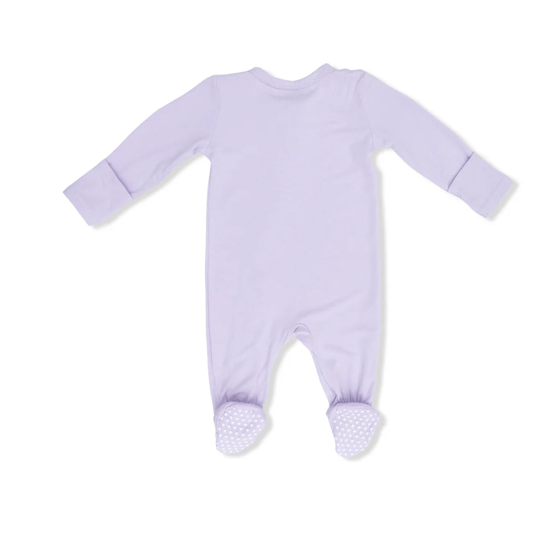 Angel Dear 2-Way Zipper Footie | Solid Orchid Petal