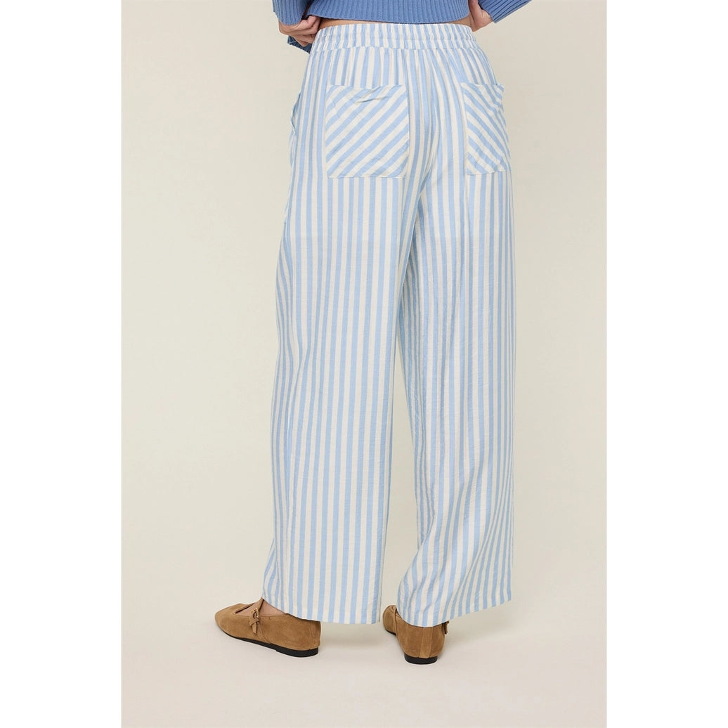 Striped Drawstring Pants