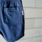 Toddler Burlebo Athletic Shorts - Heather Navy