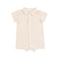 Angel Dear Solid Muslin Polo Shortie | White Swan