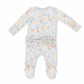 Angel Dear 2-Way Ruffle Back Zipper Footie | Georgia Floral