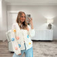 Crochet Flower Cardigan