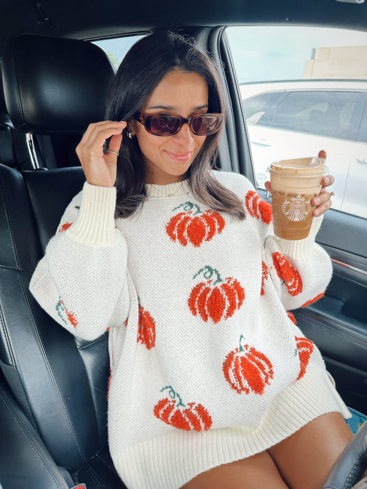 Pumpkin Cream Sweater