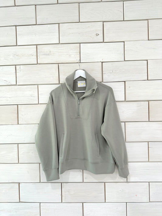 Modal Mock Neck Pullover