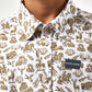 Boys Burlebo Performance Button Up - Into The Wild