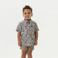 Boys Burlebo Classic Deer Camo Button Up