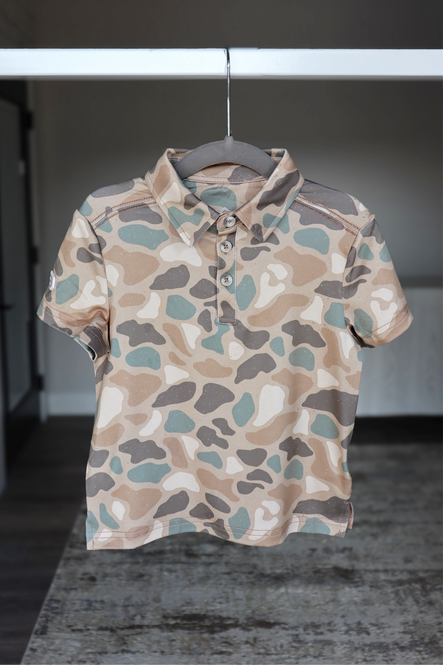 Toddler Burlebo Pintail Camo Polo