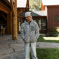 Boys Burlebo Mountain Fleece Hoodie Jacket - Classic Deer Camo