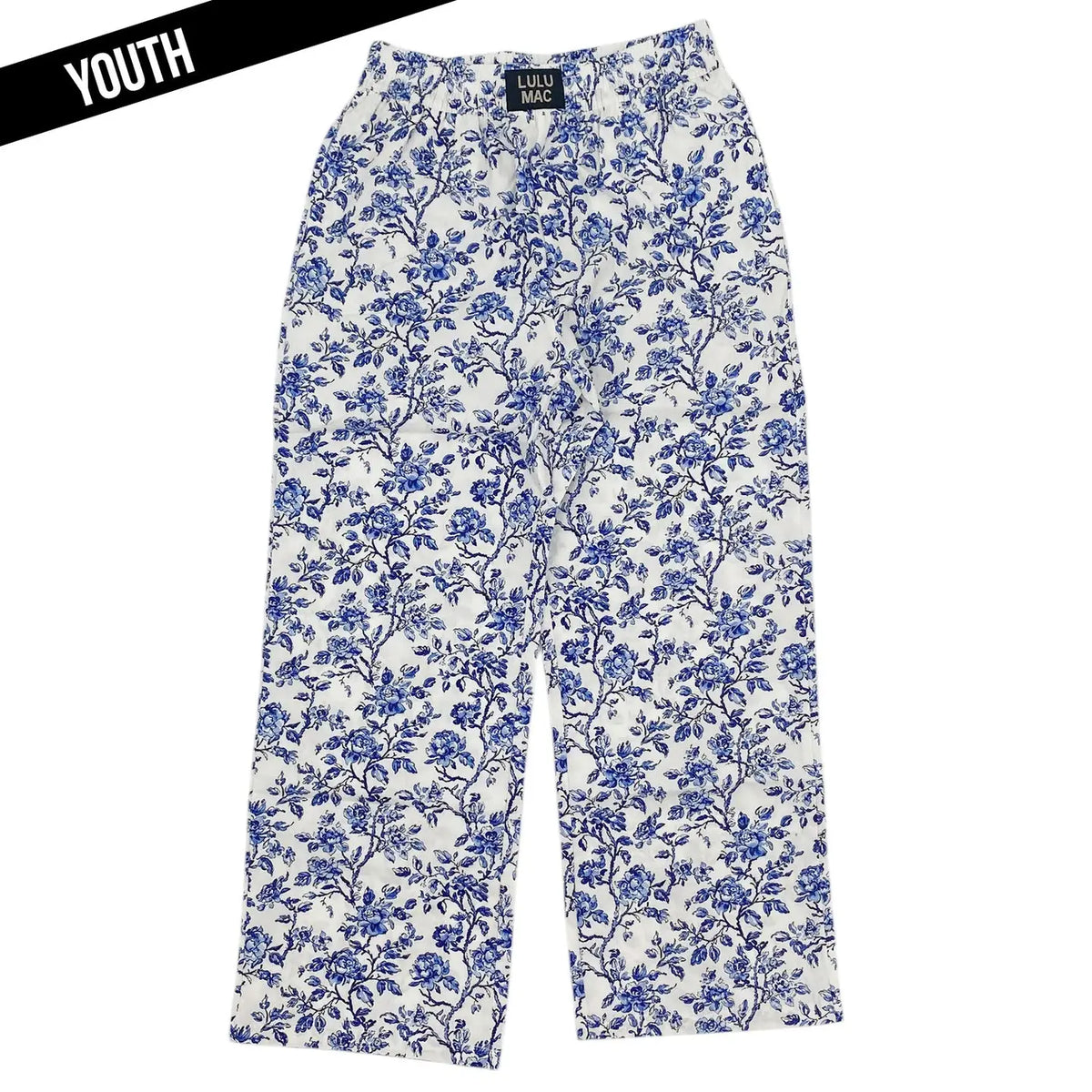 LULU MAC | Blue Floral Pant