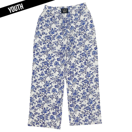 LULU MAC | Blue Floral Pant