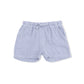 Angel Dear Polo Button Up w/ Shorts | Micro Gingham Blue Blizzard