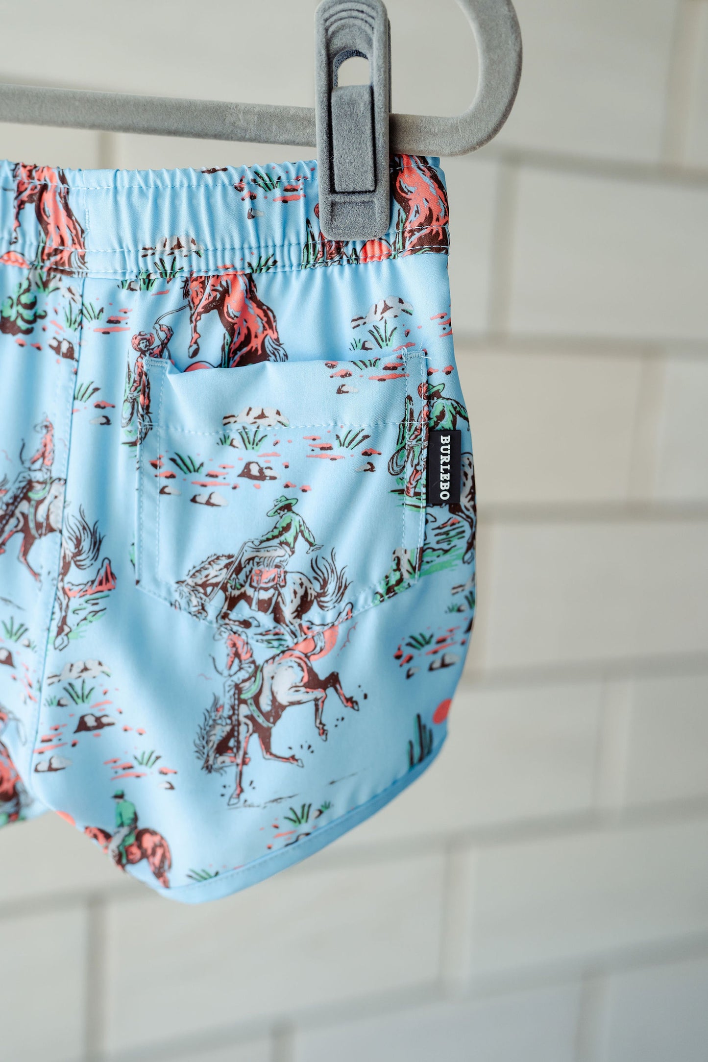 Toddler Burlebo Swim Trunk - Cowboy Up