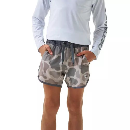 Boys Burlebo Swim Trunk - Jumbo Deer Camo