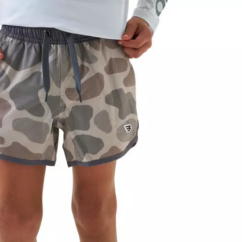 Boys Burlebo Swim Trunk - Jumbo Deer Camo
