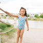 Girls Lucy Swim in Strawberry