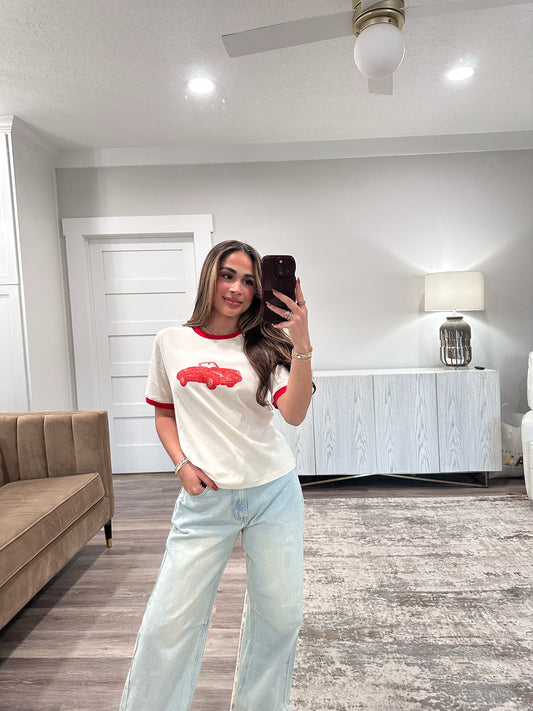 Bone Vintage Car Tee