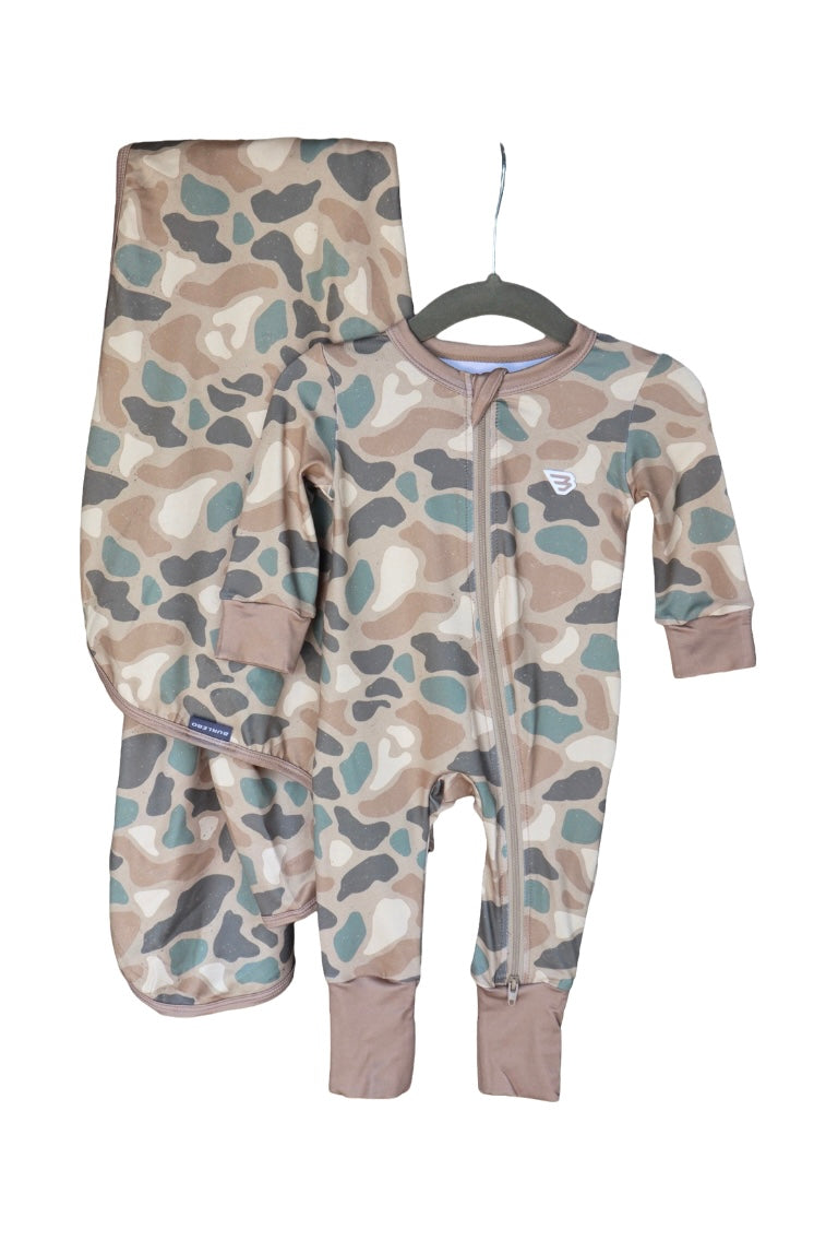 Baby Burlebo Pintail Camo Swaddle