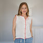 Red Lining Knit Tank