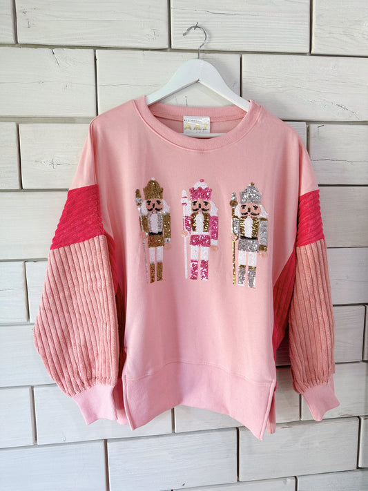 Sparkle Nutcracker Crewneck