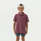 Boys Burlebo Texas Maroon Polo