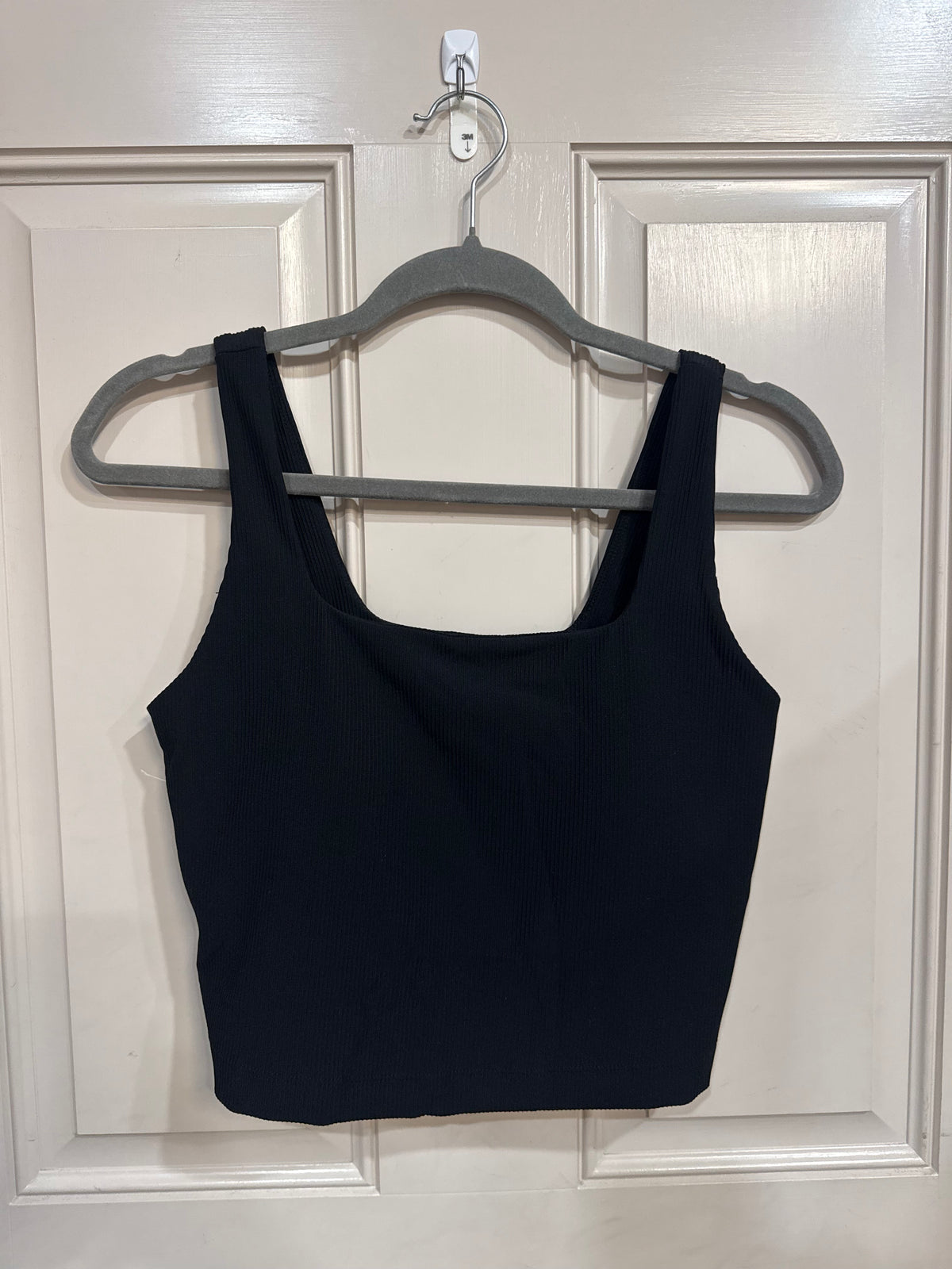 Cropped padded tank