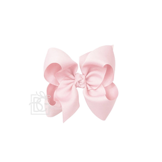 Grosgrain Double Knot Bow | Light Pink