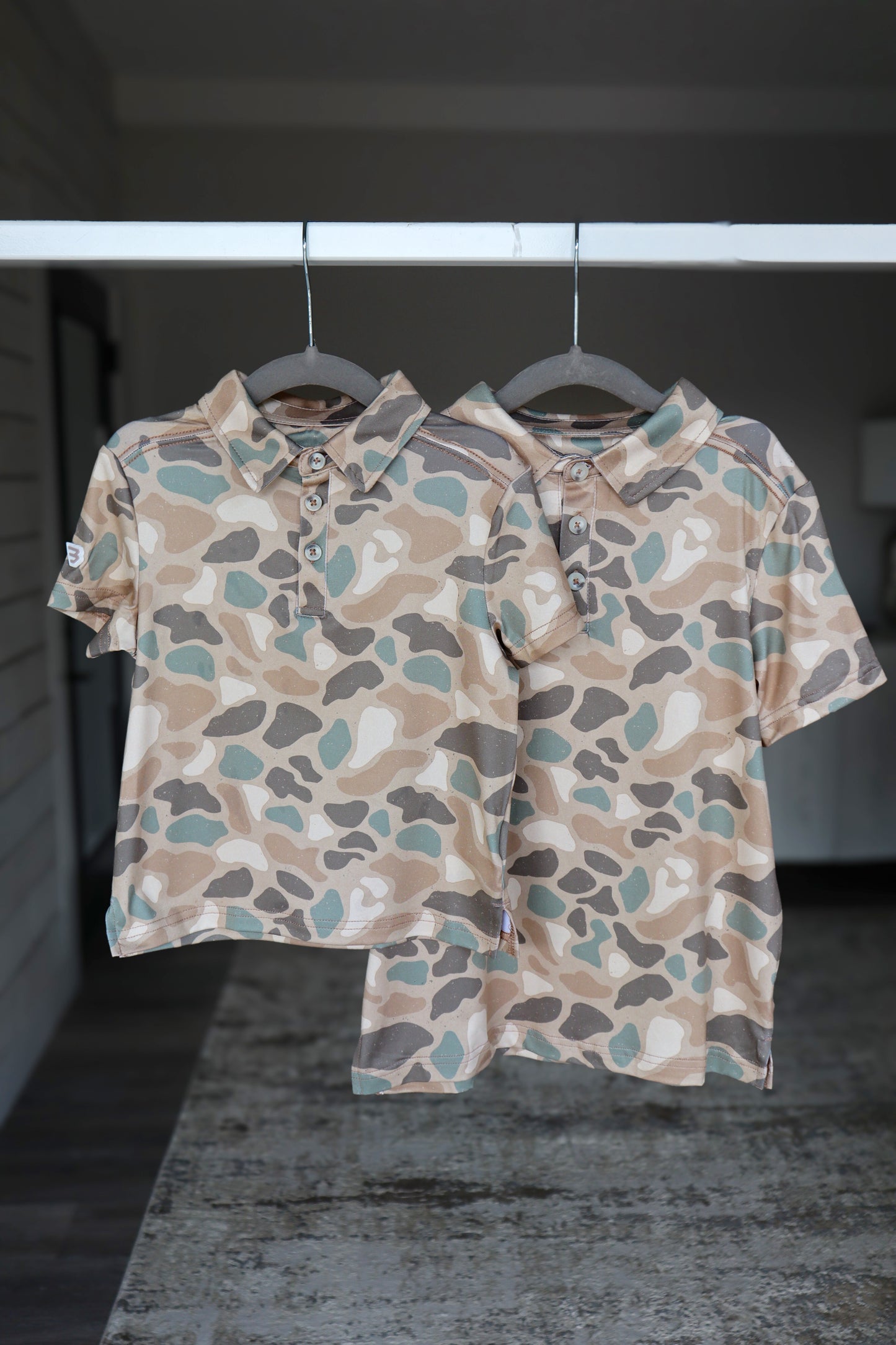 Toddler Burlebo Pintail Camo Polo