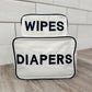 Canvas Wipes Pouch