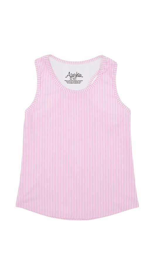 Pink Striped Tank