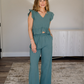 Jade Ruffle Top + Pants Set