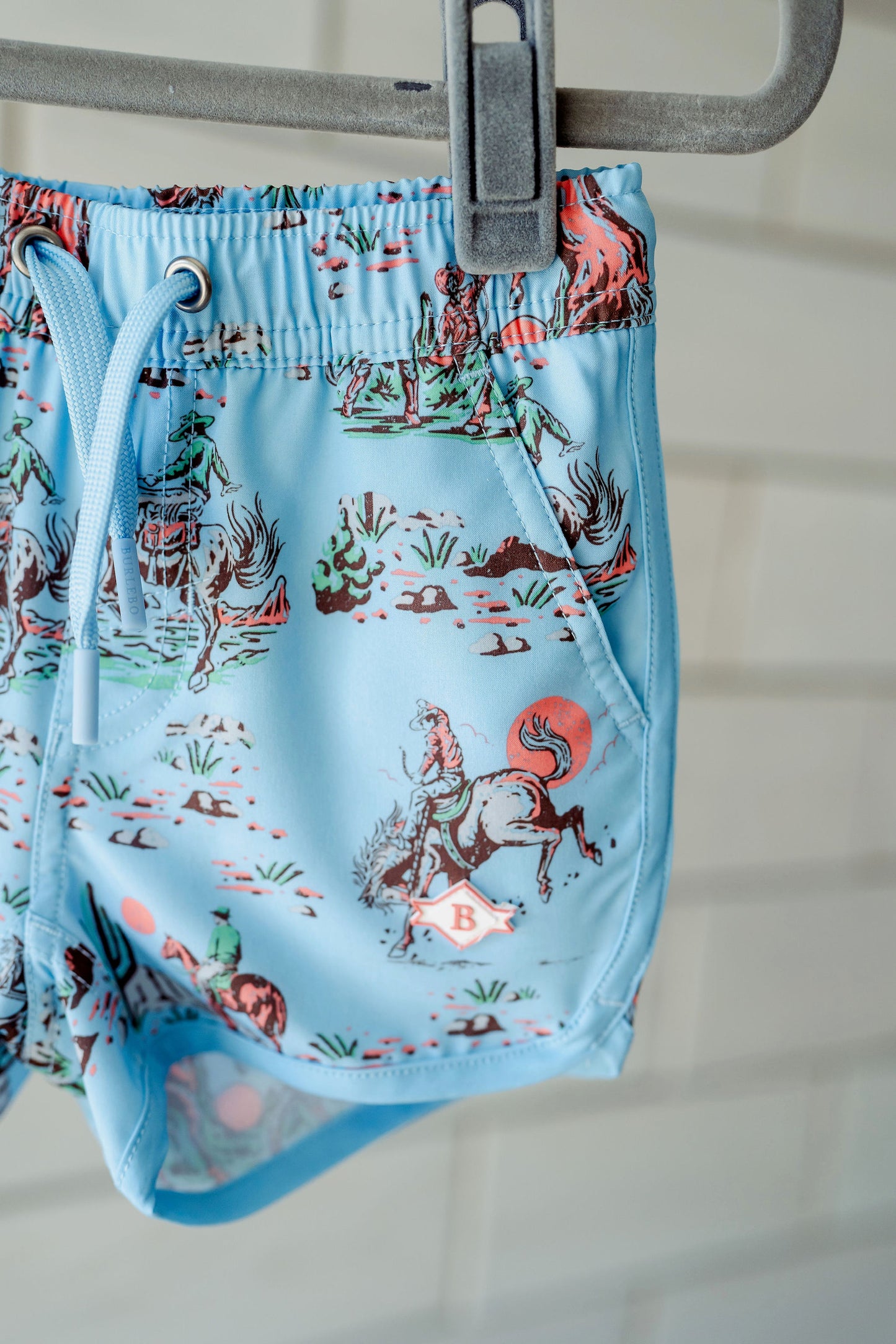 Toddler Burlebo Swim Trunk - Cowboy Up